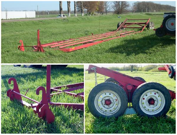 Тележка для транспортировки пропашной широкозахватной сеялки ТС-9П — фото 7